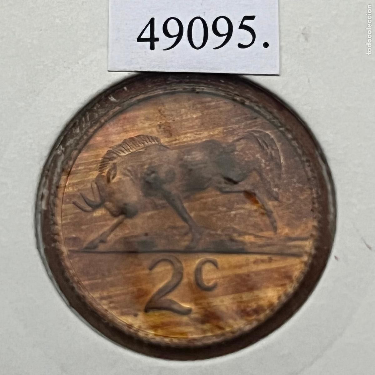 Monedas antiguas de &Aacute;frica: Sud&aacute;frica 2 centavos 1978, c&eacute;ntimos