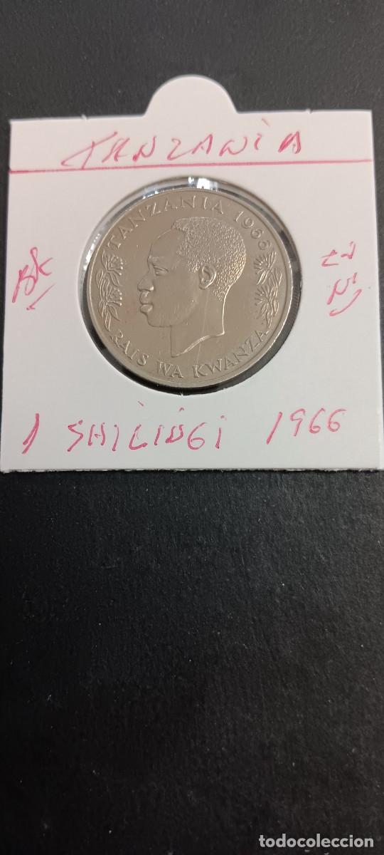 Monedas antiguas de &Aacute;frica: TANZANIA 1 SHILINGI 1966 BC KM=4 (CUPRONIQUEL)