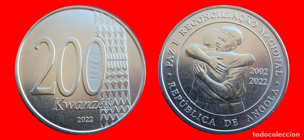 Monedas antiguas de &Aacute;frica: 200 KWANZAS 2022 SIN CIRCULAR ANGOLA-9906SC