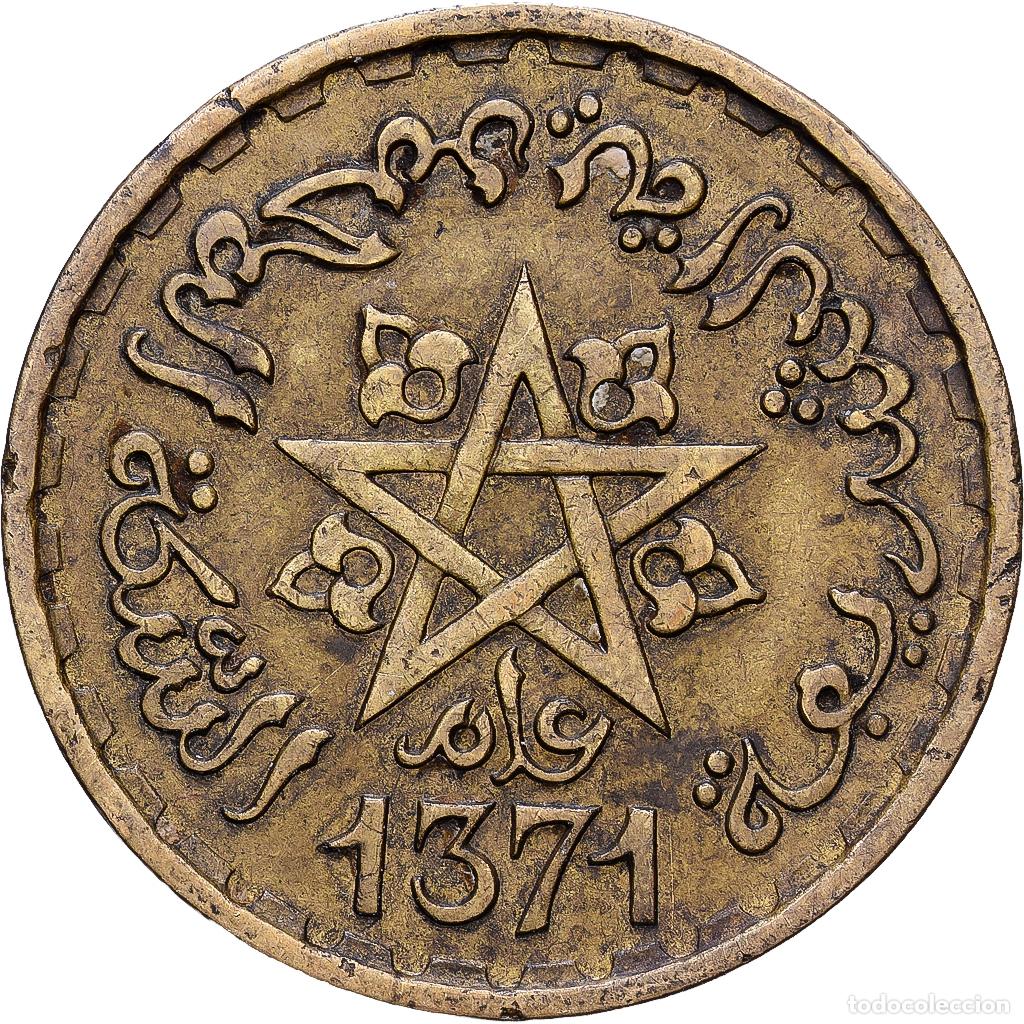 Monedas antiguas de &Aacute;frica: [#1552320] Marruecos, Mohammed V, 20 Francs, AH 1371/1952, Paris, Aluminio - bronce, MBC