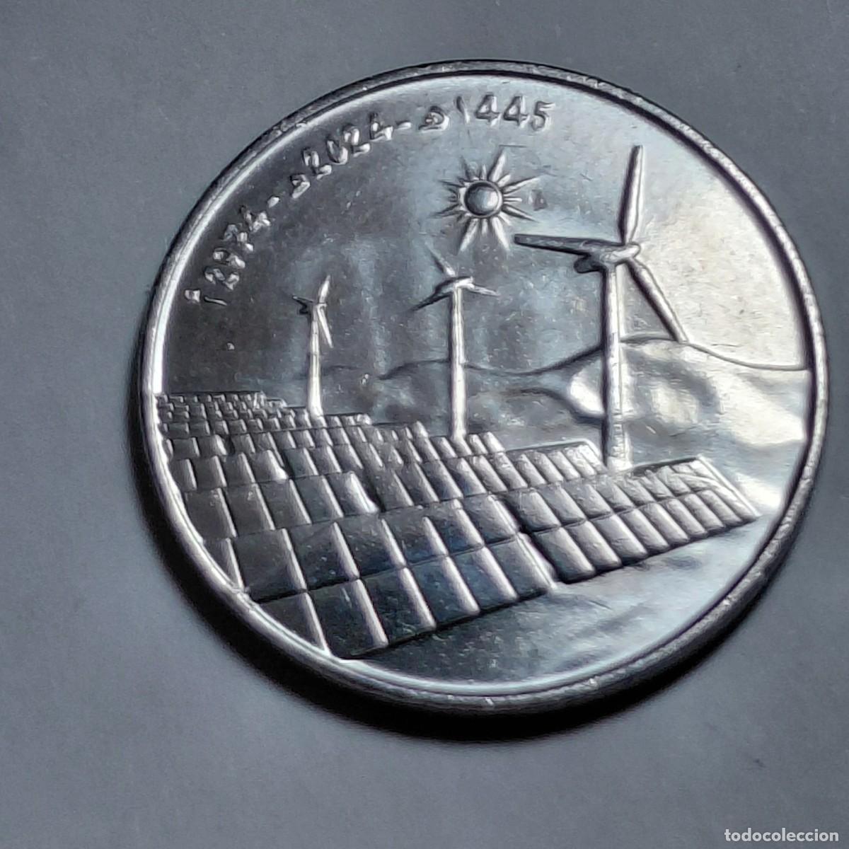 Monedas antiguas de &Aacute;frica: ARGELIA - 10 dinar 2024 Turbinas Eolicas