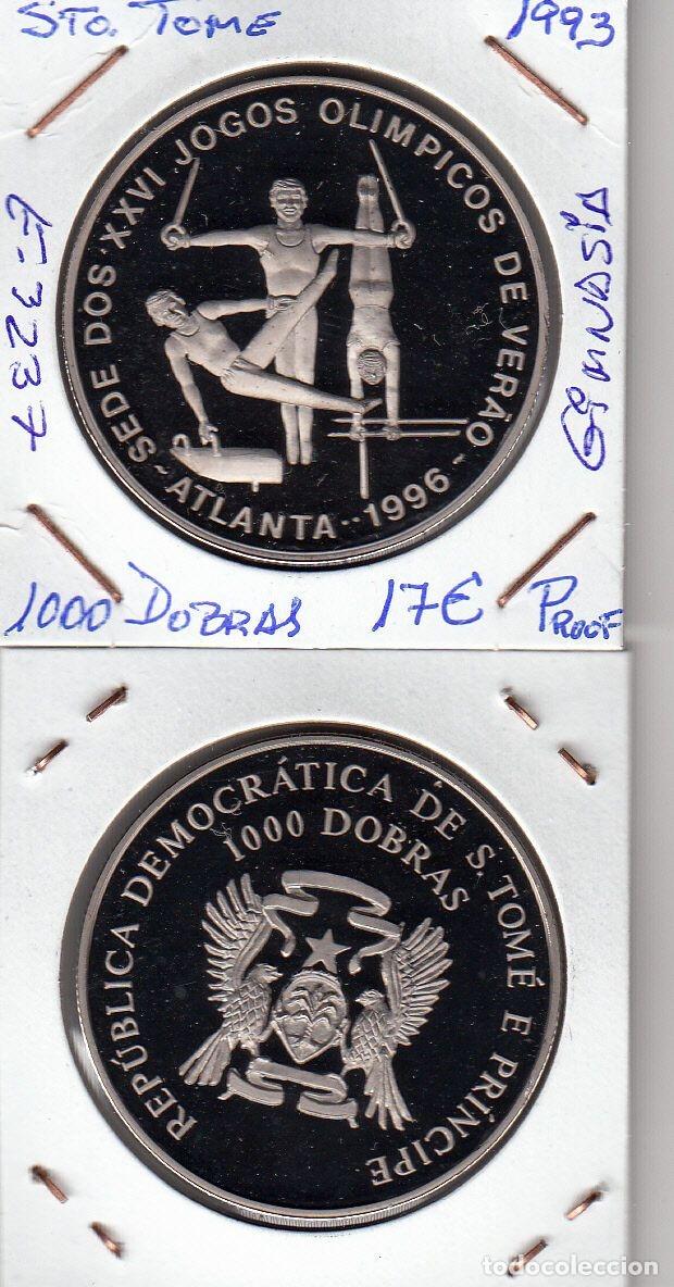 Monedas antiguas de &Aacute;frica: E3237 MONEDA SANTO TOME Y PRINCIPE 1000 DOBRAS 1993 PROOF