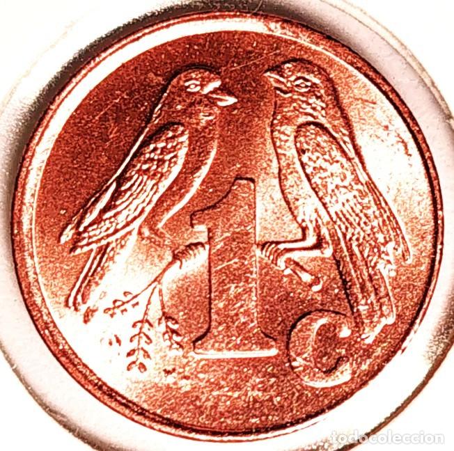 Monedas antiguas de &Aacute;frica: SUDAFRICA (1961-) - 1 CENTAVO 1998 - GORRION - A - ACERO COBREADO - DIAMETRO 15 mm - KM#170 - MB