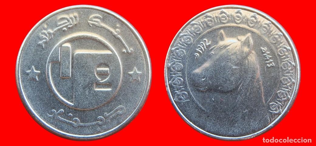 Monedas antiguas de &Aacute;frica: 1/2 DINAR 1992 SIN CIRCULAR ARGELIA ALGERIA-9932SC