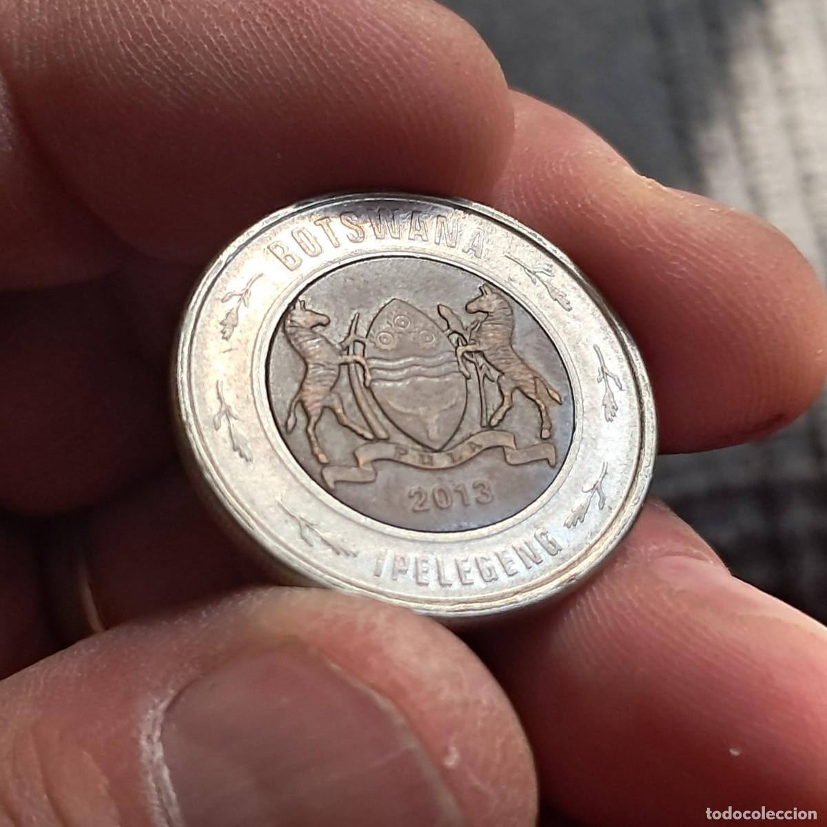 Monedas antiguas de &Aacute;frica: MONEDA DE BOTSWANA 2 PULA 2013 F, KM# 36, Sch&ouml;n# 37, N# 57611.