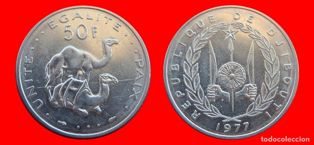 Monedas antiguas de &Aacute;frica: 50 FRANCOS 1977 SIN CIRCULAR DJIBOUTI-9948SC