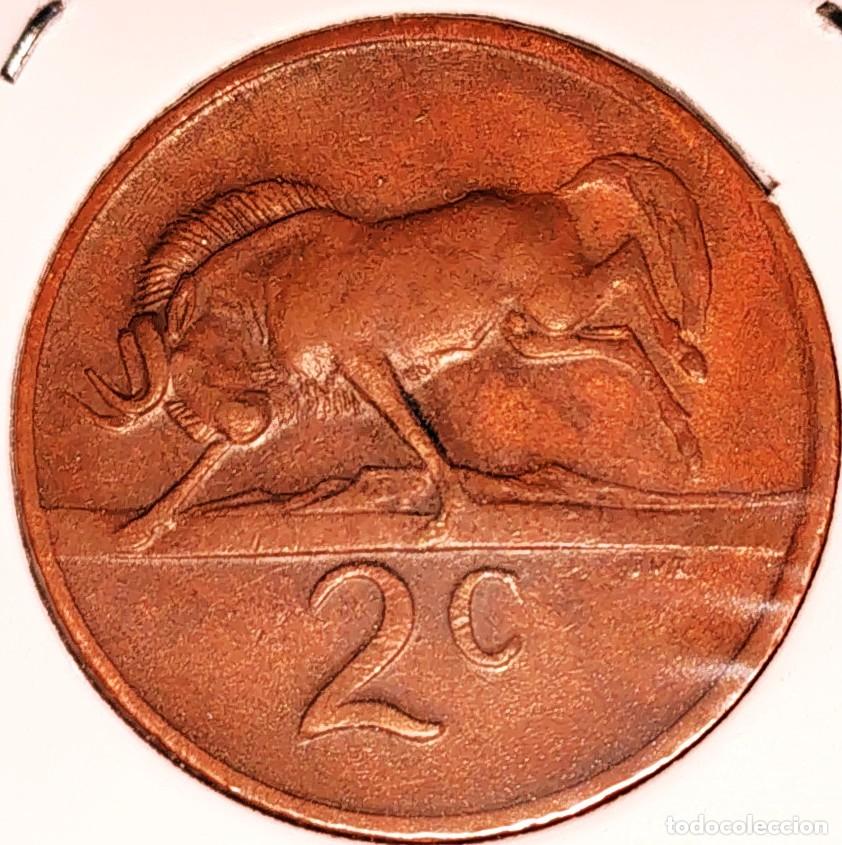 Monnaies anciennes d'Afrique: SUDAFRICA (1961-) - 2 CENTAVOS 1971 - REPUBLICA - A - 4 GR. BRONCE - DIAMETRO 22,45 mm - KM#83 - MB