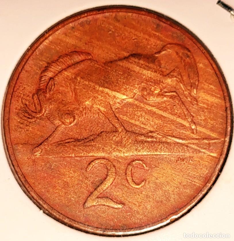 Monnaies anciennes d'Afrique: SUDAFRICA (1961-) - 2 CENTAVOS 1981 - REPUBLICA - A - 4 GR. BRONCE - DIAMETRO 22,45 mm - KM#83 - MB
