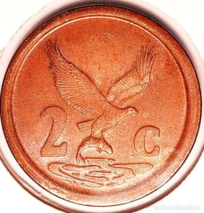 Monnaies anciennes d'Afrique: SUDAFRICA (1961-) - 2 CENTAVOS 1991 - REPUBLICA - A - 3 GR. ACERO COBREADO - DIAMETRO 18 mm - KM#133