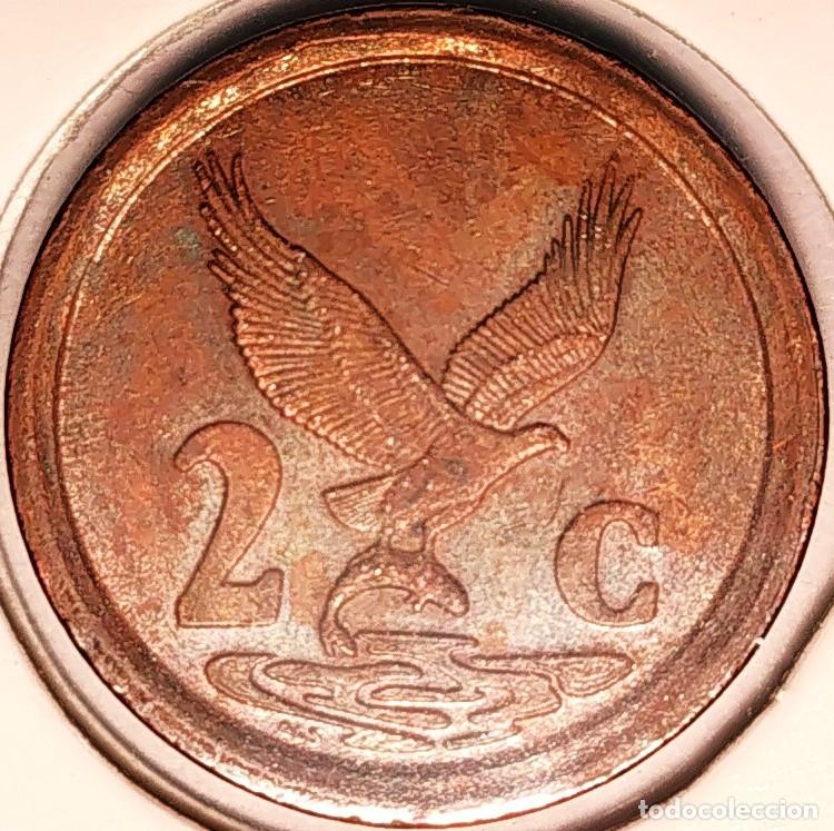 Monnaies anciennes d'Afrique: SUDAFRICA (1961-) - 2 CENTAVOS 1992 - REPUBLICA - A - 3 GR. ACERO COBREADO - DIAMETRO 18 mm - KM#133