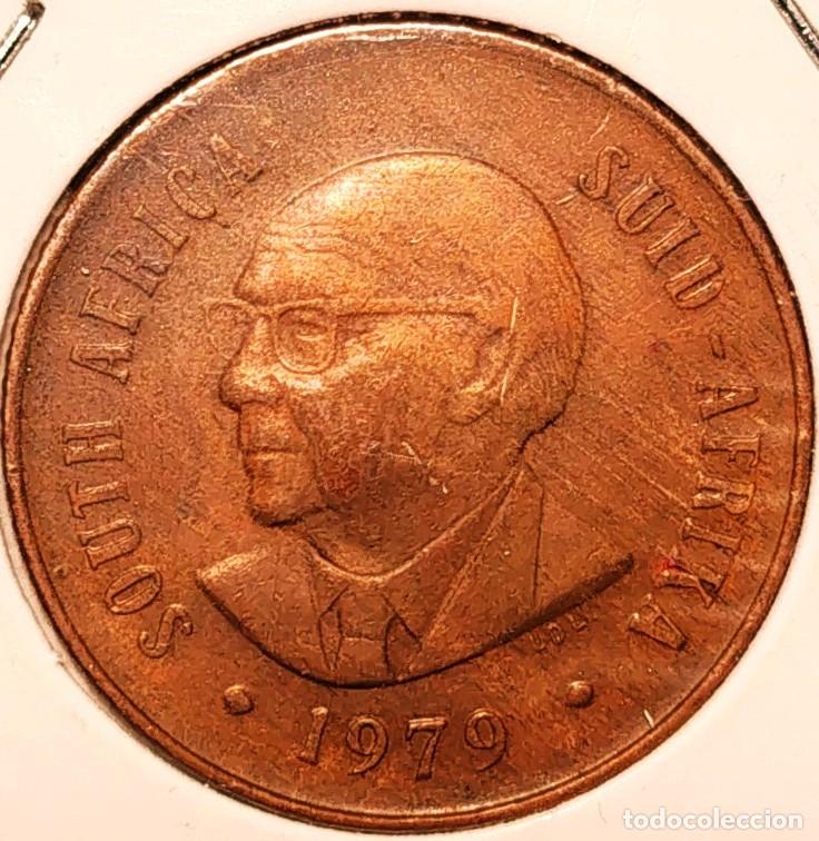 Monedas antiguas de &Aacute;frica: SUDAFRICA (1961-) - 2 CENTAVOS 1979 - NICOLAAS JOHANEES DIEDERICHS - B - 4 GR. BRONCE - DIAM 22,45 m