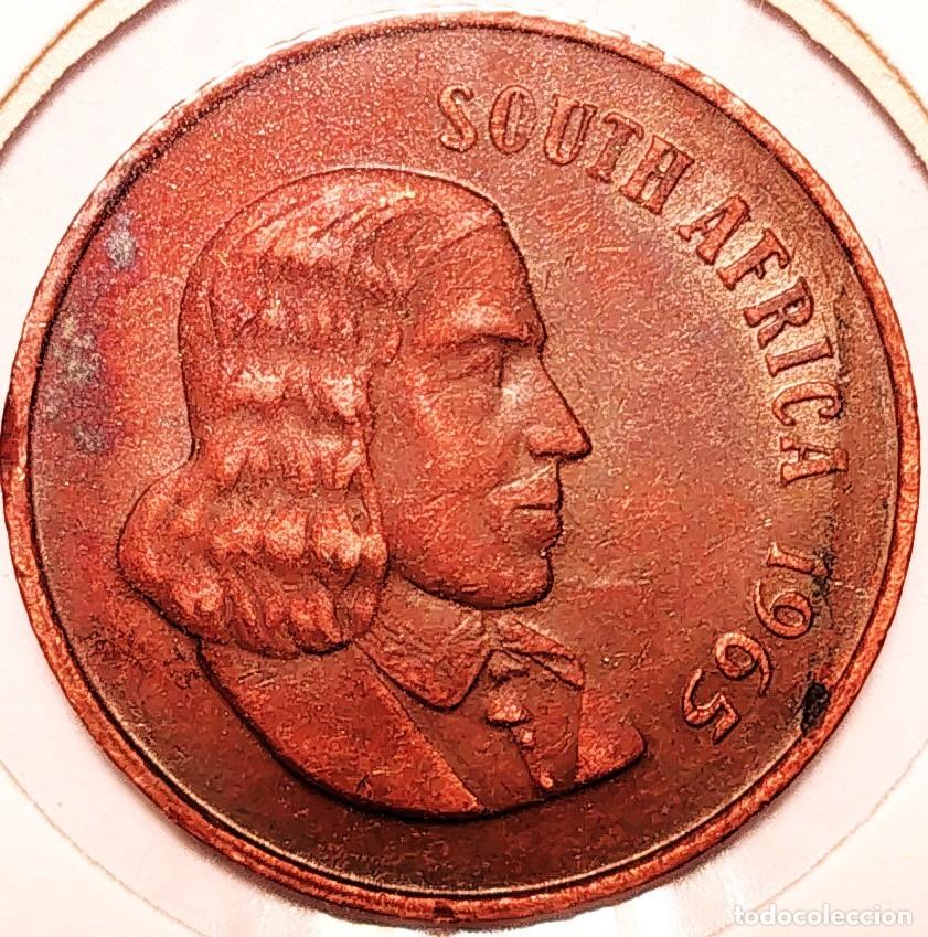 Old Coins of Africa: SUDAFRICA (1961-) - 2 CENTAVOS 1965 - SOUTH AFRICA - A - 4 GR. BRONCE - DIAMETRO 22,45 mm - KM#66.1