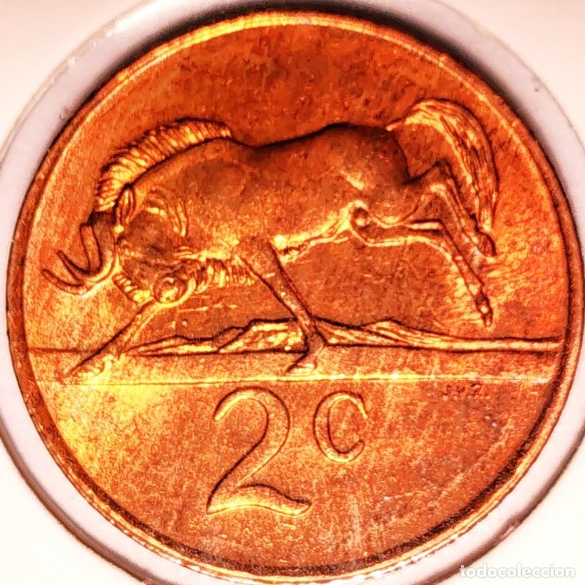 Monedas antiguas de &Aacute;frica: SUDAFRICA (1961-) - 2 CENTAVOS 1990 - REPUBLICA - A - 4 GR. BRONCE - DIAMETRO 22,45 mm - KM#83 - MB
