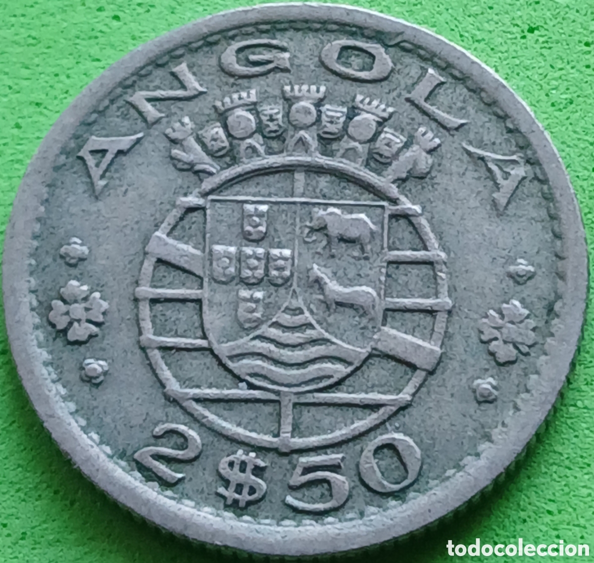 Monedas antiguas de &Aacute;frica: Angola 2.5 escudos 1956 km#77