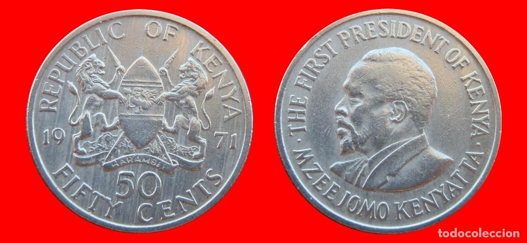 Monedas antiguas de &Aacute;frica: 50 CENTAVOS 1971 KENIA KENYA-155638