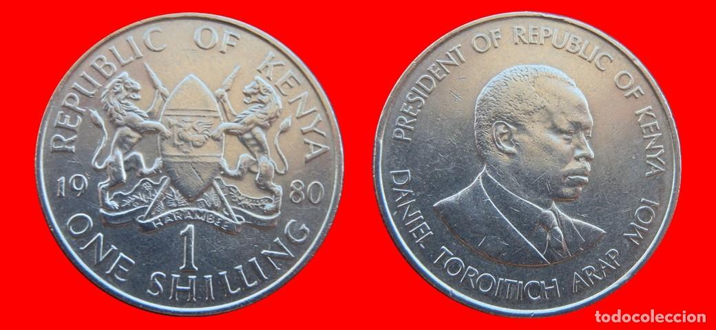 Monedas antiguas de &Aacute;frica: 1 SHILLING CHELIN 1980 KENIA KENYA-155640