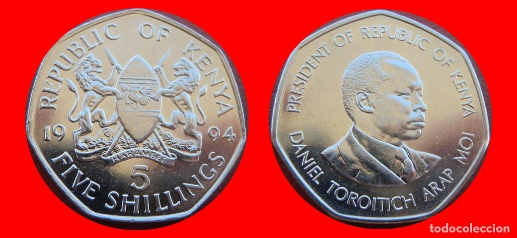 Monedas antiguas de &Aacute;frica: 5 SHILLINGS CHELINES 1994 KENIA KENYA-155641
