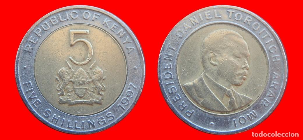 Monedas antiguas de &Aacute;frica: 5 SHILLINGS CHELINES 1997 KENIA KENYA-155642