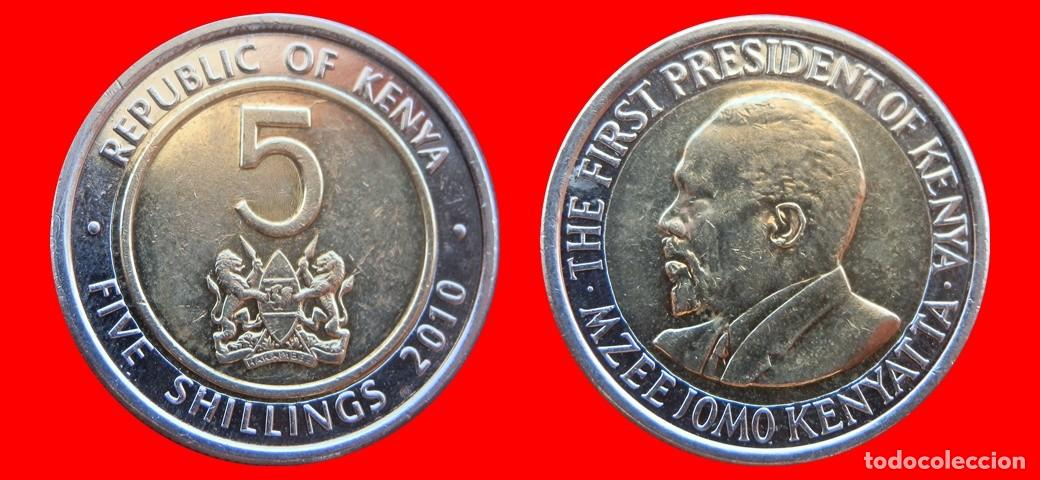 Monedas antiguas de &Aacute;frica: 5 SHILLINGS CHELINES 2010 KENIA KENYA-155644