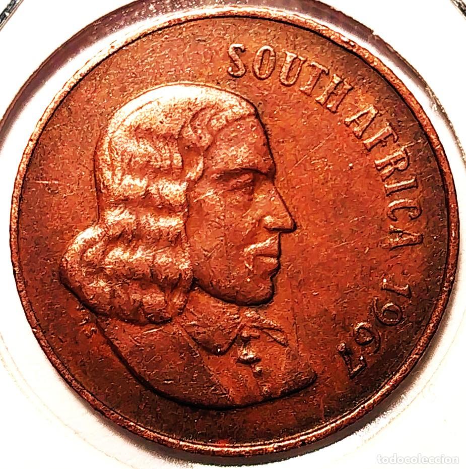 Monedas antiguas de &Aacute;frica: SUDAFRICA (1961-) - 2 CENTAVOS 1967 - JAN VAN RIEBEECK- SOUTH-AFRICA - &Ntilde;U - A - 4 GR. BRONCE