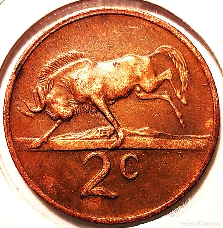 Monedas antiguas de &Aacute;frica: SUDAFRICA (1961-) - 2 CENTAVOS 1972 - &Ntilde;U - A - 4 GR. BRONCE - DIAMETRO 22,45 mm - KM#83 - MB