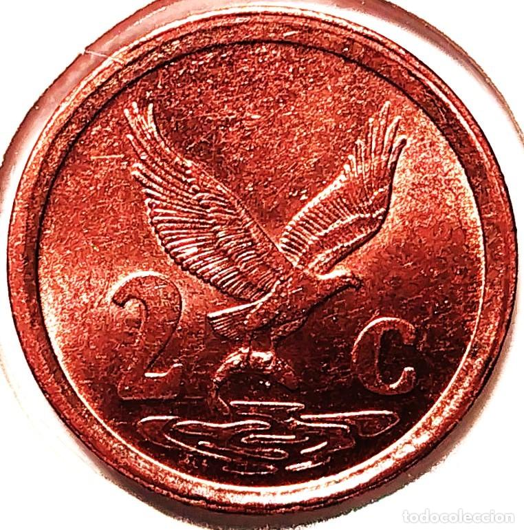 Monedas antiguas de &Aacute;frica: SUDAFRICA (1961-) - 2 CENTAVOS 1997 - AGUILA - A - 3 GR. ACERO COBREADO - DIAMETRO 18 mm - KM#159