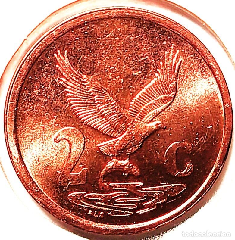 Monedas antiguas de &Aacute;frica: SUDAFRICA (1961-) - 2 CENTAVOS 1999 - AGUILA - A - 3 GR. ACERO COBREADO - DIAMETRO 18 mm - KM#159