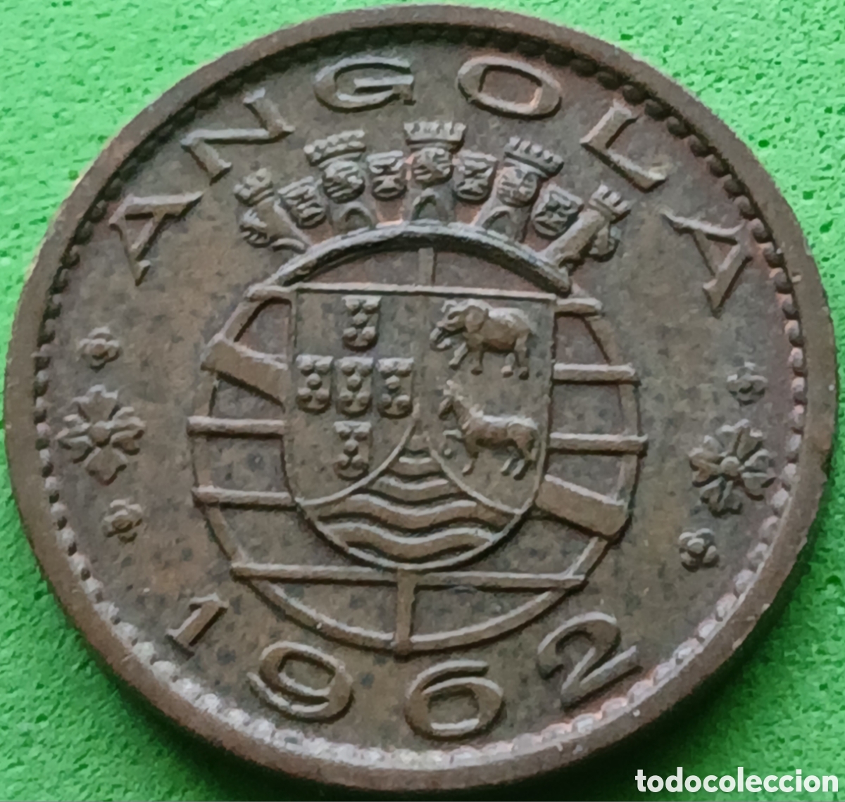 Monedas antiguas de &Aacute;frica: Angola 20 centavos 1962 km#78