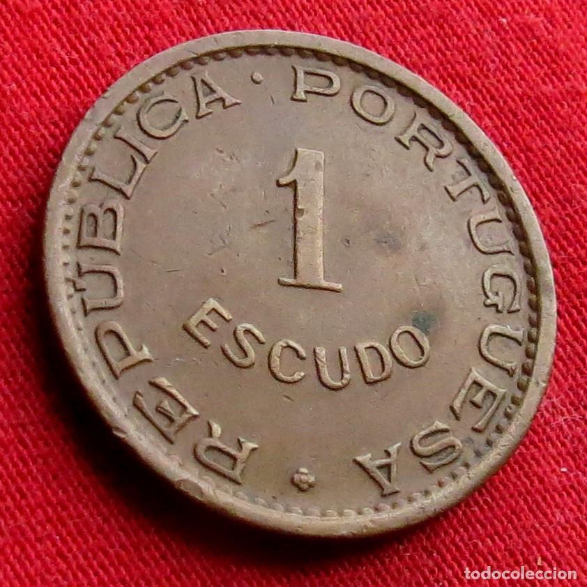 Monedas antiguas de &Aacute;frica: Angola 1 escudo 1963