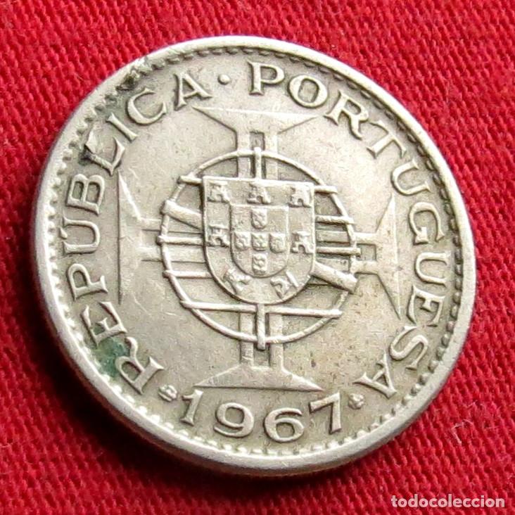 Monedas antiguas de &Aacute;frica: Angola 2.50 escudo 1967