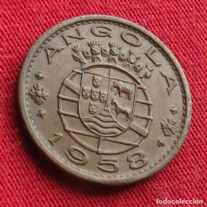 Monedas antiguas de &Aacute;frica: Angola 50 centavos 1958 - Foto 2