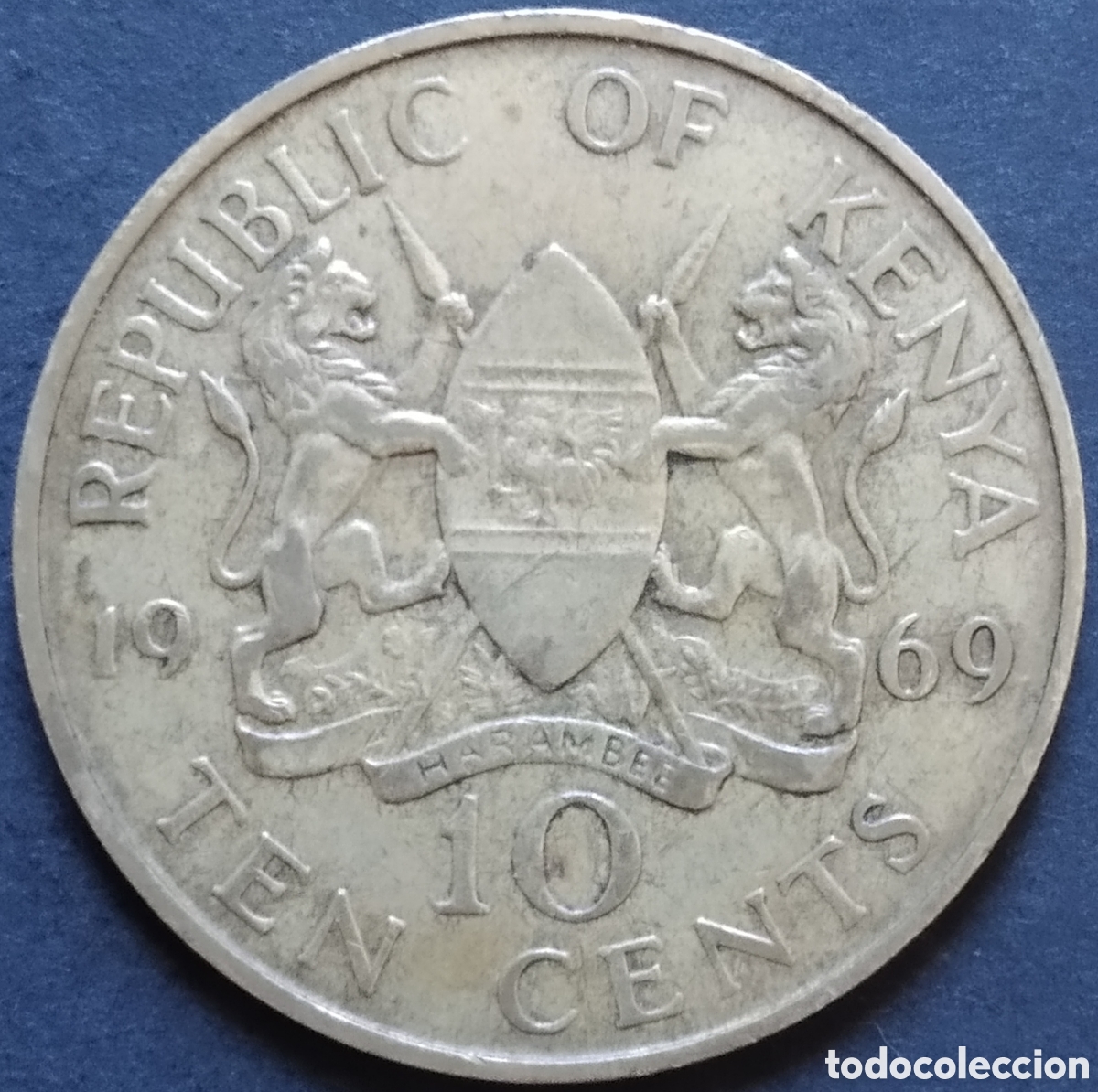 Monedas antiguas de &Aacute;frica: MONEDA - KENIA / KENYA 10 CENTS 1969