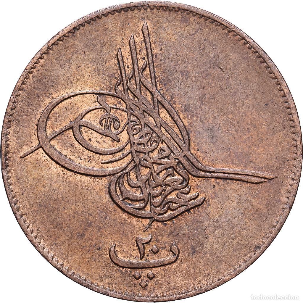 Monedas antiguas de &Aacute;frica: [#1547449] Egipto, Abdul Aziz, 20 Para, 1869/AH1277, Bronce, MBC+