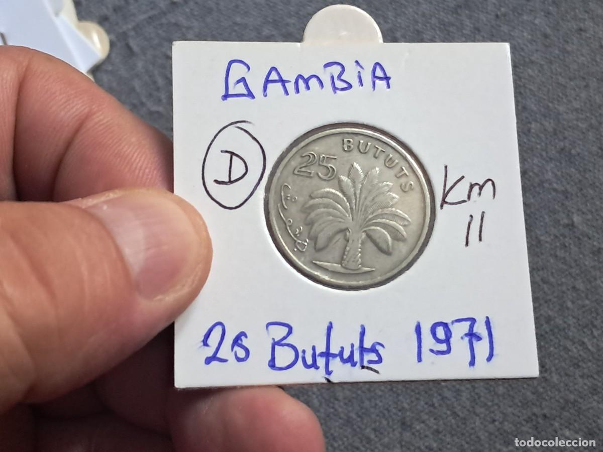 Monedas antiguas de &Aacute;frica: MONEDA DE GAMBIA 25 BUTUTS 1971 F, KM# 11, Sch&ouml;n# 11, N# 4762.