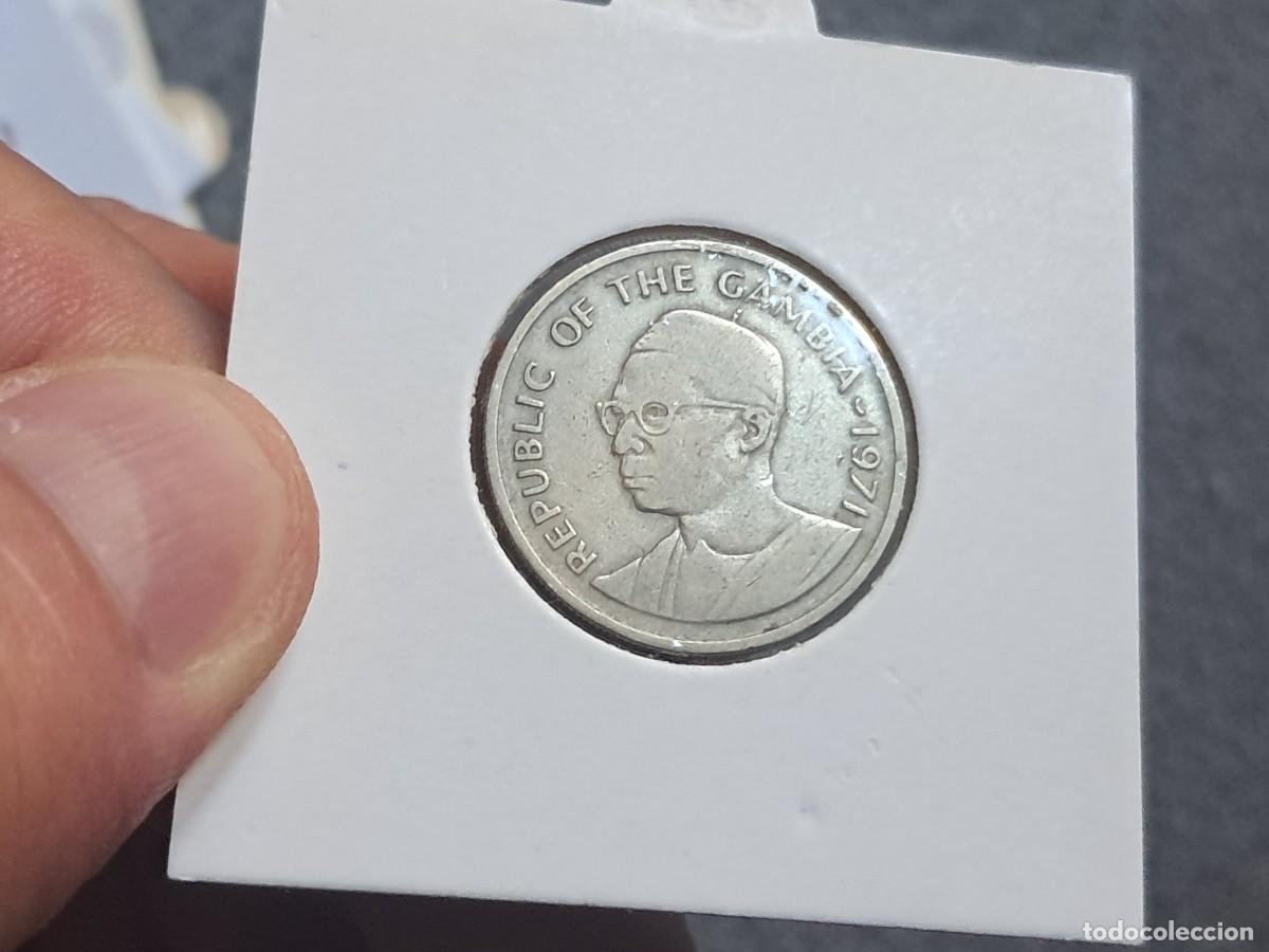Monedas antiguas de &Aacute;frica: MONEDA DE GAMBIA 25 BUTUTS 1971 F, KM# 11, Sch&ouml;n# 11, N# 4762.
