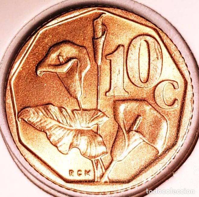 Monnaies anciennes d'Afrique: SUDAFRICA (1961-) - 10 CENTAVOS 1992 - REPUBLICA - A - 2 GR. ACERO BRONCEADO - DIAMET 16 mm - KM#135