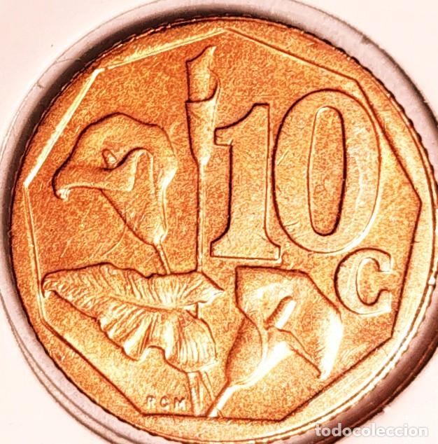 Monnaies anciennes d'Afrique: SUDAFRICA (1961-) - 10 CENTAVOS 2000 - SOUTH AFRICA - A - 2 GR. ACERO BRONCEADO - DIA 16 mm - KM#161