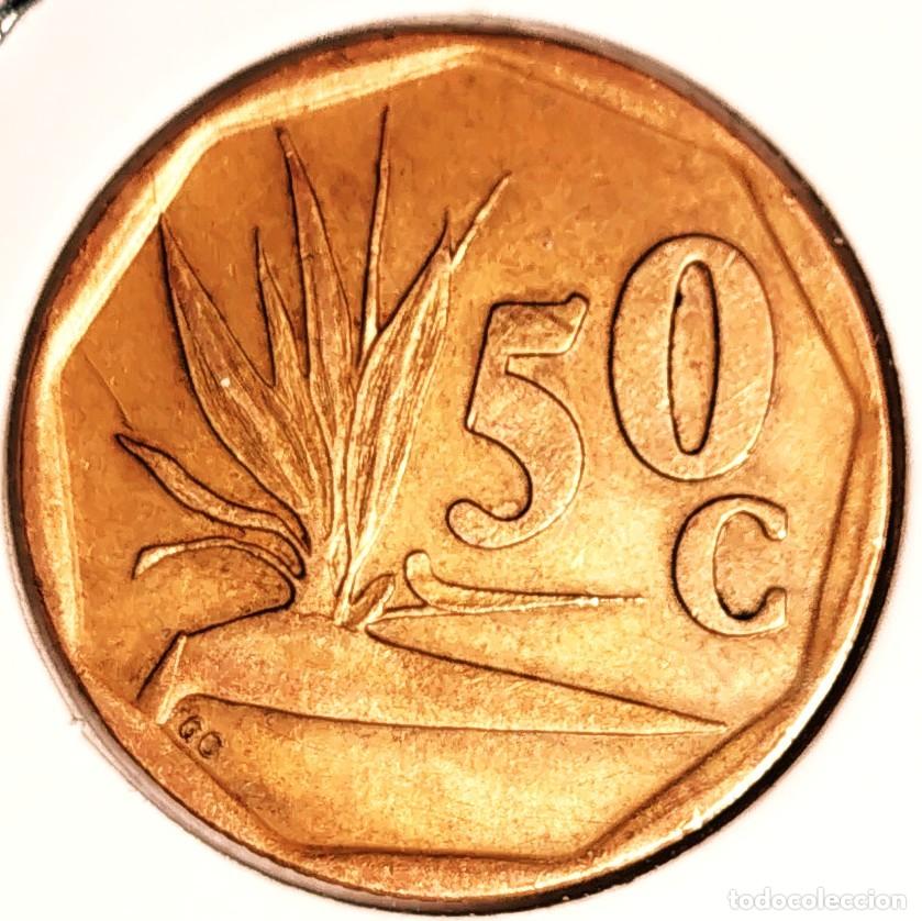 Monete antiche di Africa: SUDAFRICA (1961-) - 50 CENTAVOS 1991 - REPUBLICA - A - 5 GR. ACERO BONCEADO - DIAMETR 22 mm - KM#137