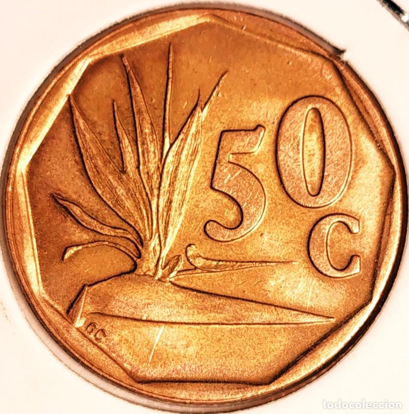 Monete antiche di Africa: SUDAFRICA (1961-) - 50 CENTAVOS 1994 - REPUBLICA - A - 5 GR. ACERO BONCEADO - DIAMETR 22 mm - KM#137