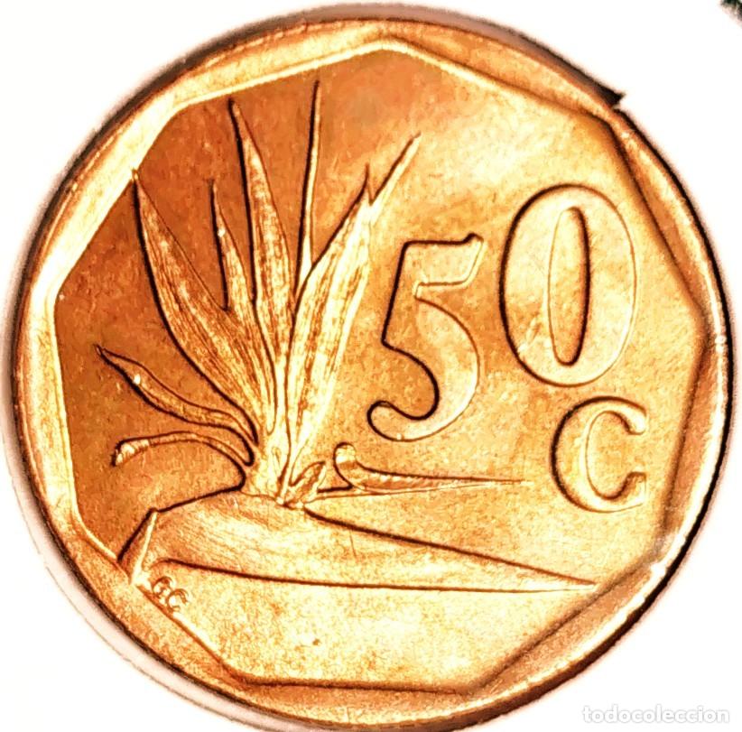 Monete antiche di Africa: SUDAFRICA (1961-) - 50 CENTAVOS 1995 - REPUBLICA - A - 5 GR. ACERO BONCEADO - DIAMETR 22 mm - KM#137