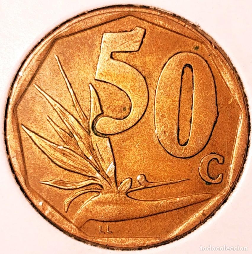 Alte M&uuml;nzen aus Afrika: SUDAFRICA (1961-) - 50 CENTAVOS 1997 - REPUBLICA - A - 5 GR. ACERO BONCEADO - DIAMETR 22 mm - KM#160