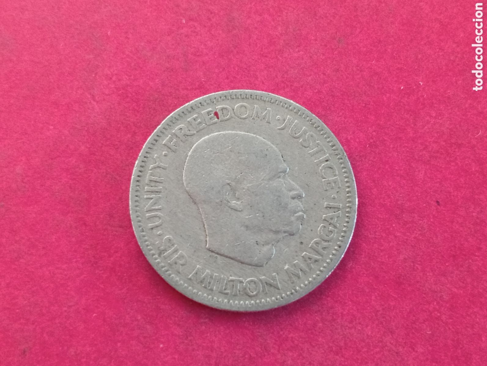Monedas antiguas de &Aacute;frica: 10 cents de Sierra Leona 1964