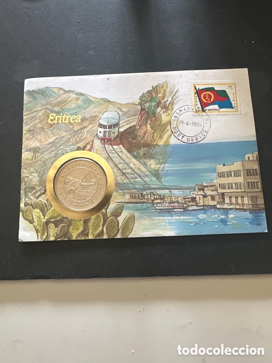 Monedas antiguas de &Aacute;frica: Moneda de Eritrea 1 dollar a&ntilde;o 1993 sin circular