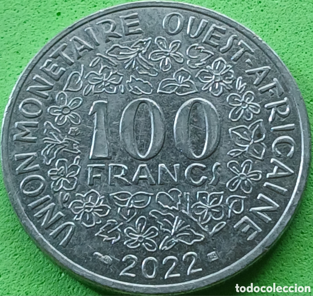 Monedas antiguas de &Aacute;frica: &Aacute;frica Occidental (BCEAO) 100 francos 2022 UC#2 poco com&uacute;n
