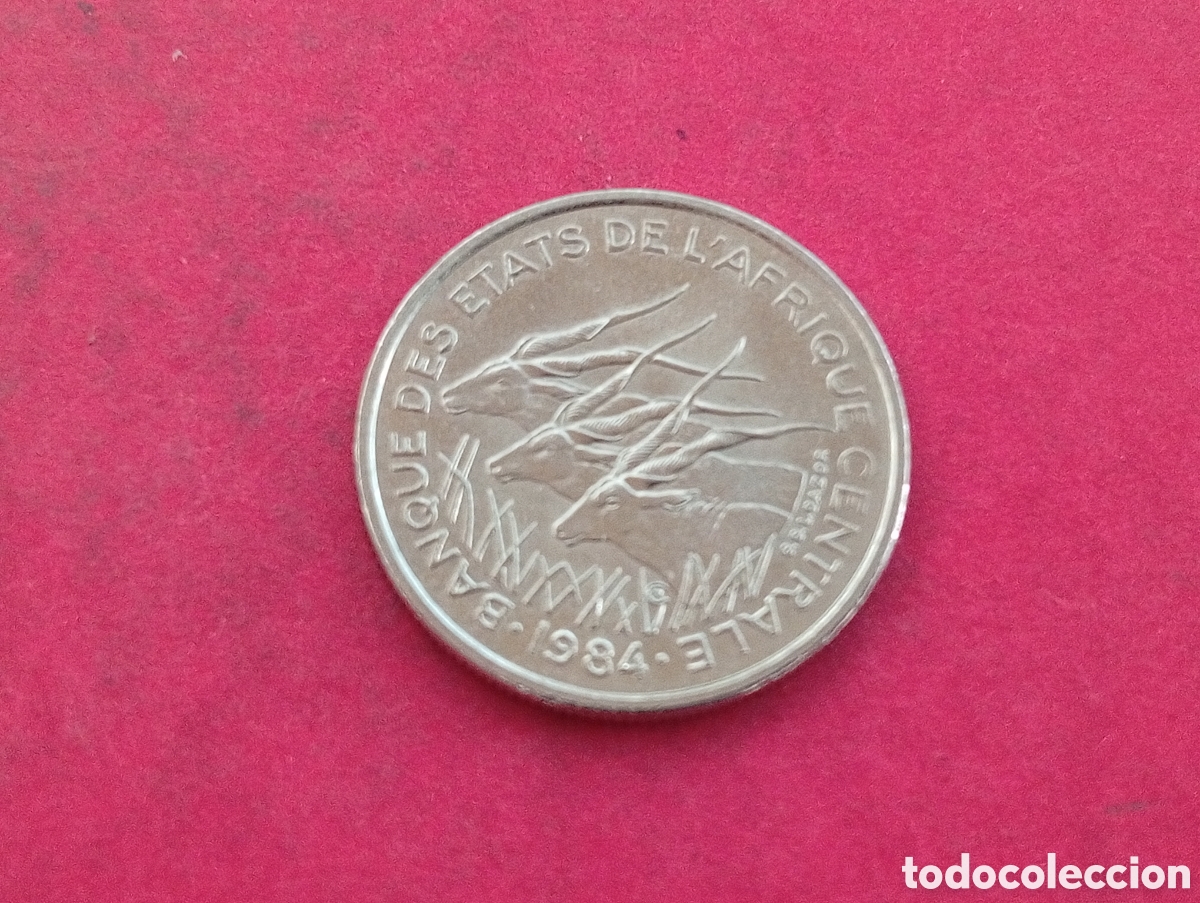 Monedas antiguas de &Aacute;frica: 50 francos de Congo 1984