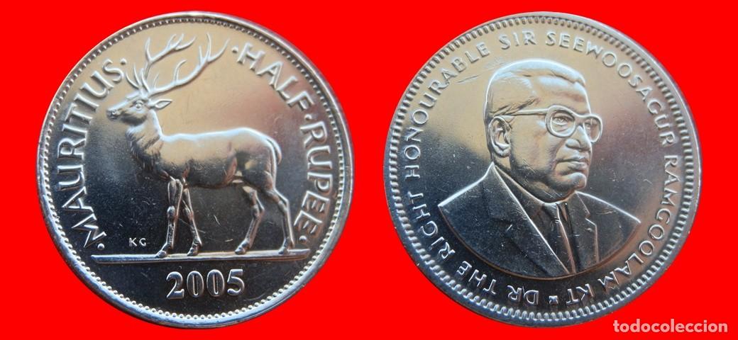 Monedas antiguas de &Aacute;frica: 1/2 RUPIA RUPEE 2005 MAURICIO MAURITIUS-155958