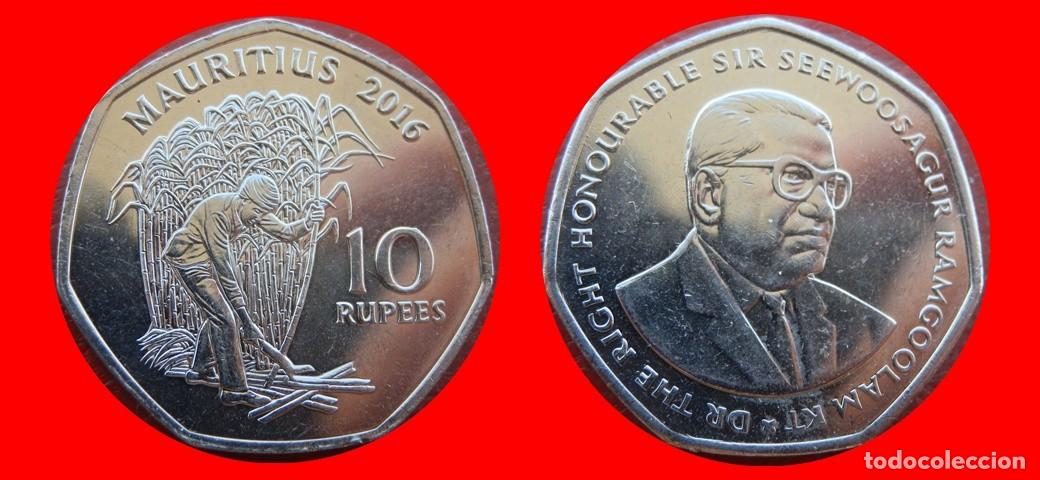 Monedas antiguas de &Aacute;frica: 10 RUPIAS RUPEE 2016 MAURICIO MAURITIUS-155965
