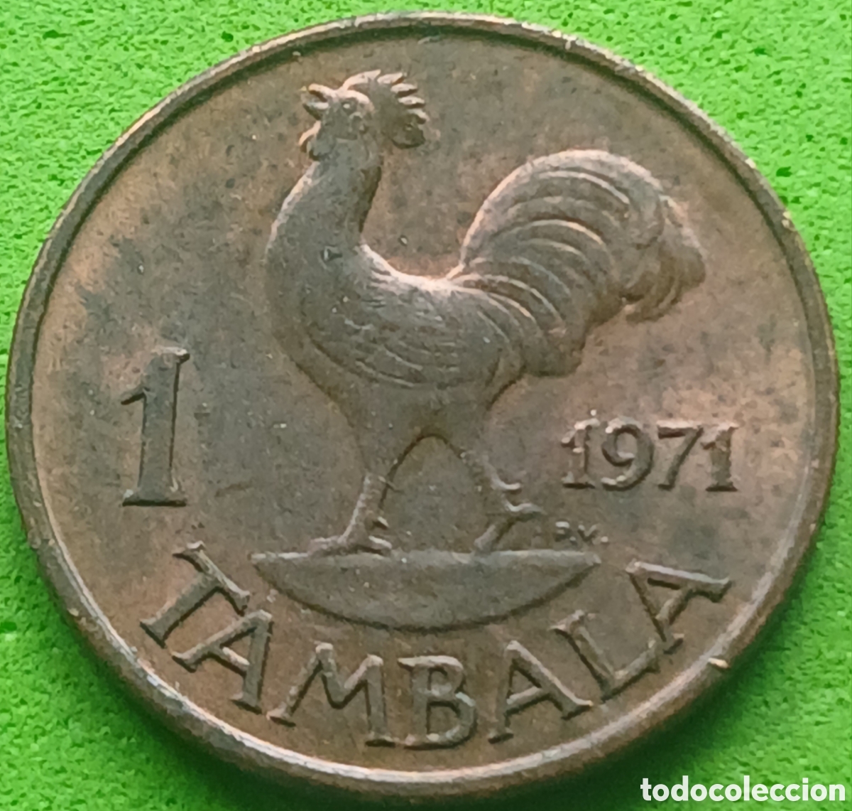 Monedas antiguas de &Aacute;frica: Malawi 1 tambala 1971 km#7