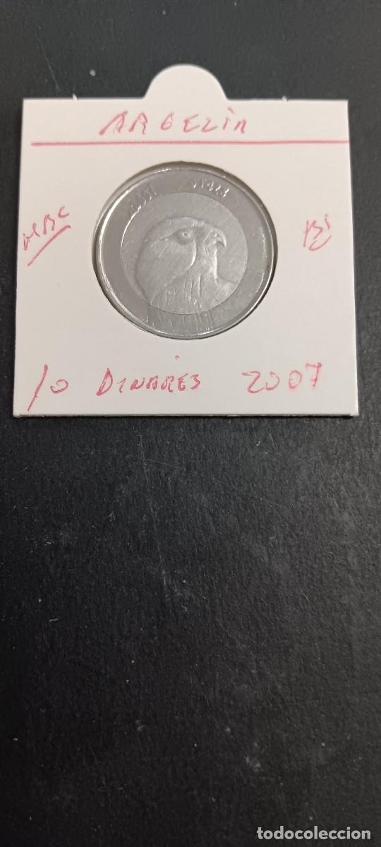 Monedas antiguas de &Aacute;frica: ARGELIA 10 DINARES 2007(1428)MBC KM=124 (BIMETALICA) HALC&Oacute;N