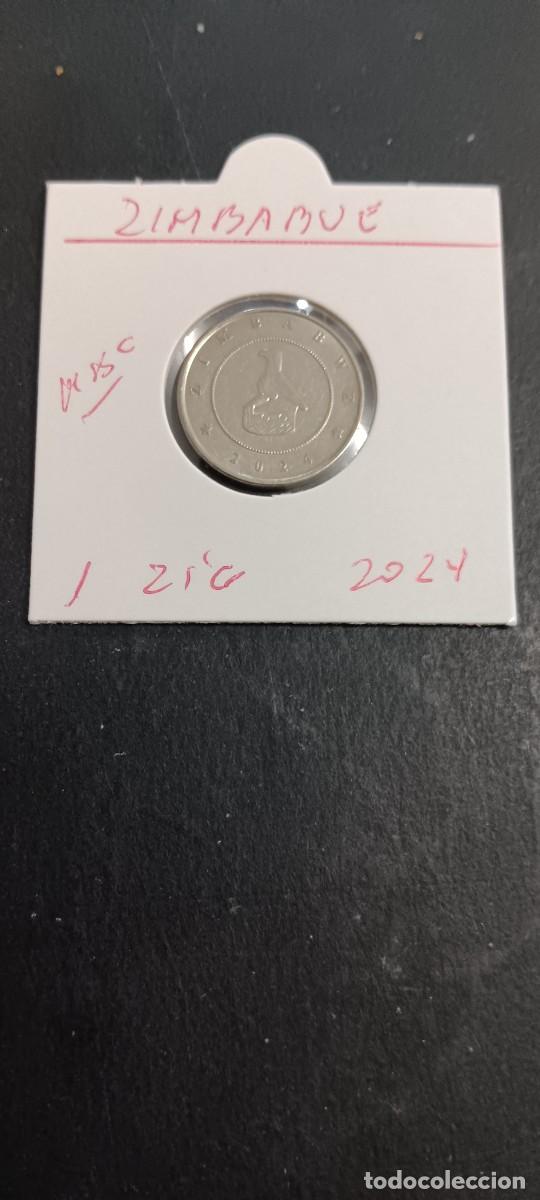 Monedas antiguas de &Aacute;frica: ZIMBABWE 1 ZIG 2024 MBC KM=NEW